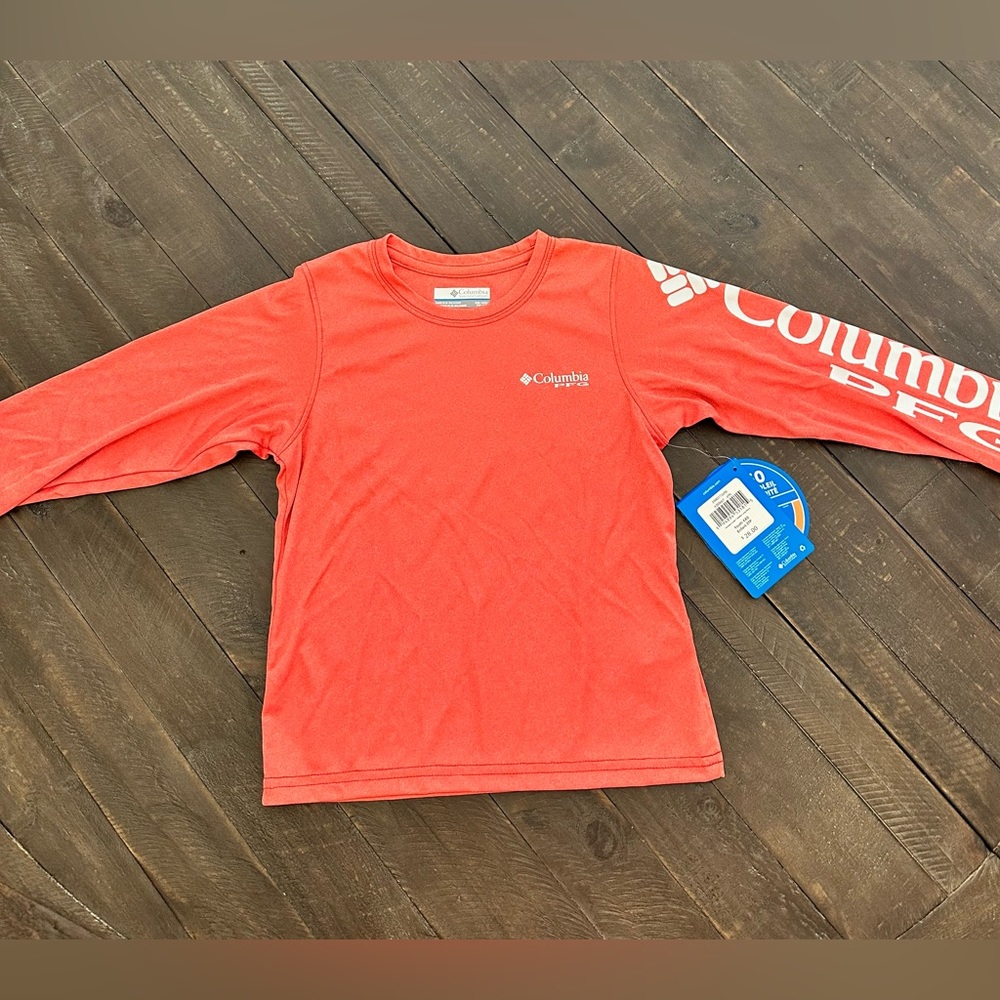 Youth Columbia Terminal Tackle Heather Long Sleeve